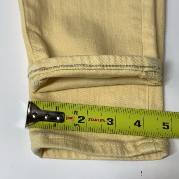 Veronica Beard Maera High-Rise Skinny Jeans in Mustard - Picture 12 of 12